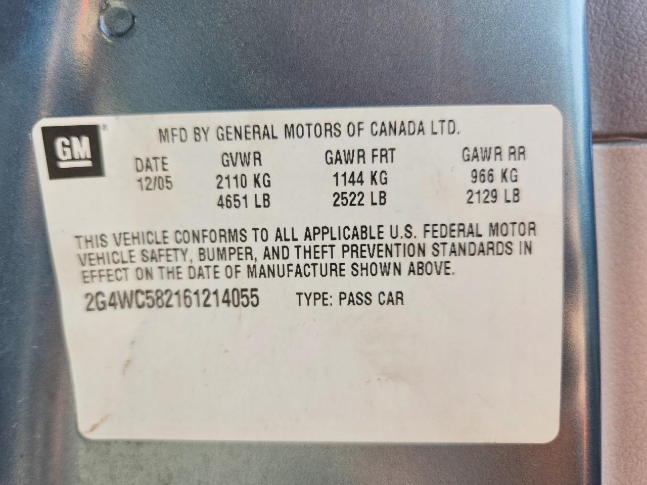 Buick LaCrosse Cx