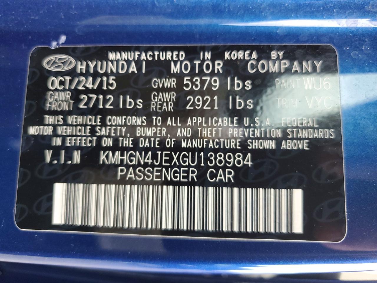 Hyundai Genesis 3.8l