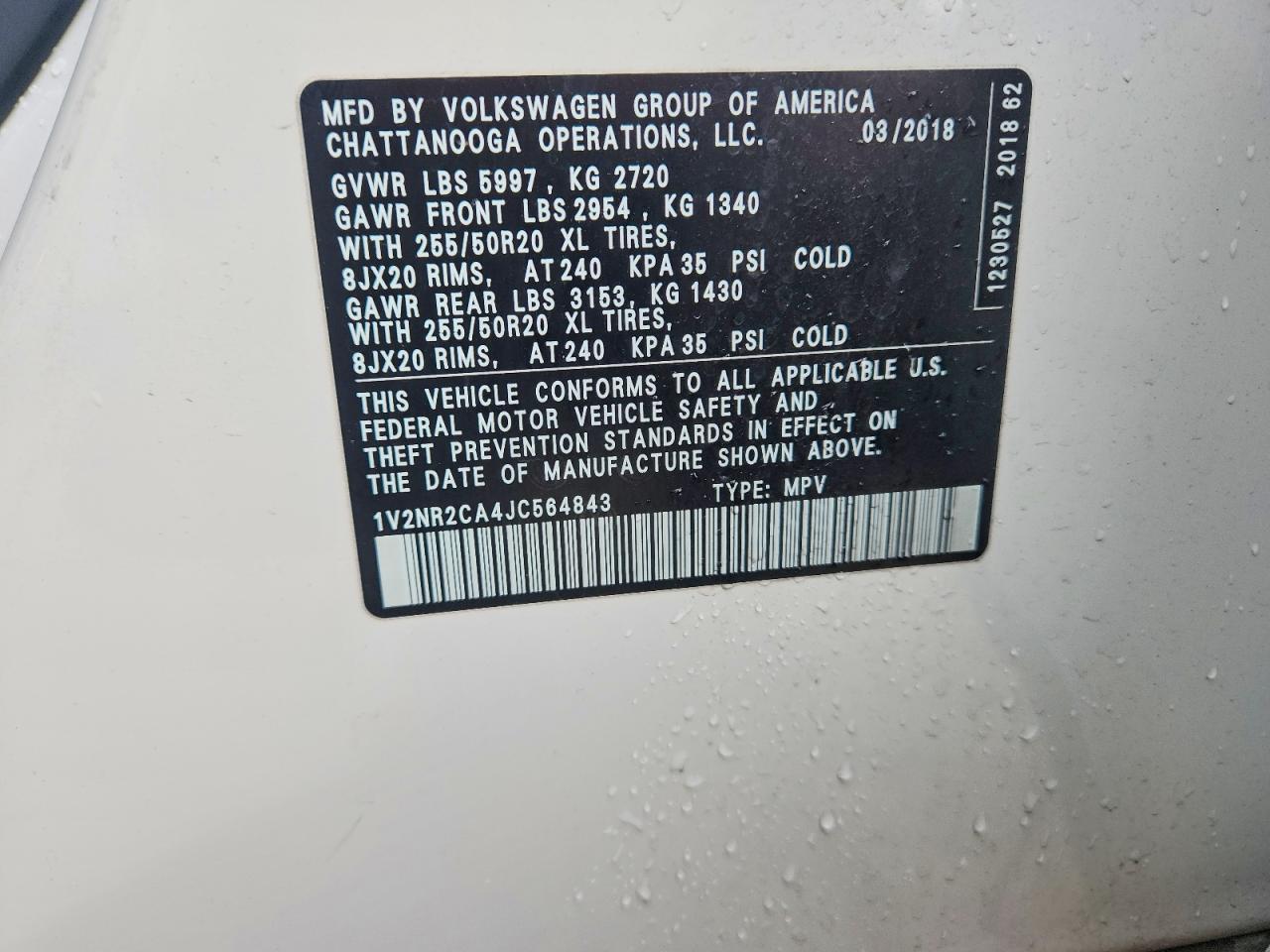 Volkswagen Atlas Sel Premium