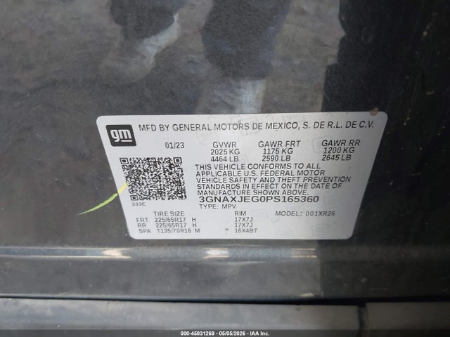 Chevrolet Equinox Fwd 2fl
