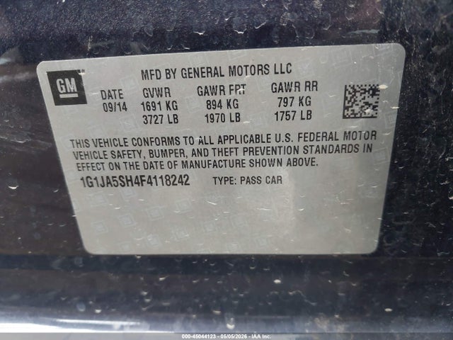Chevrolet Sonic Ls Auto