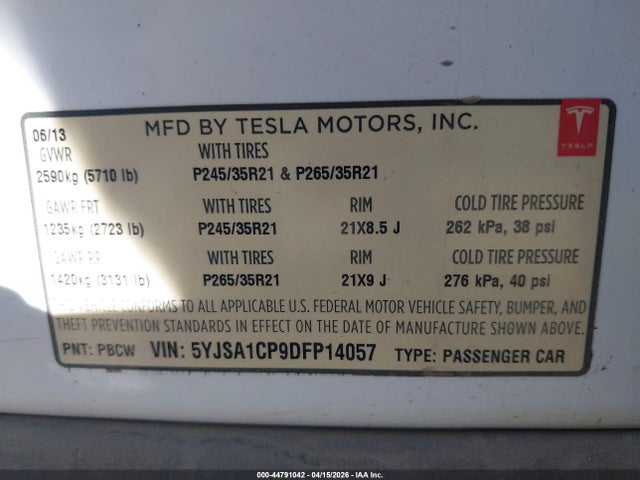 Tesla Model S Performance