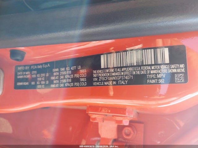 FIAT 500X Pop