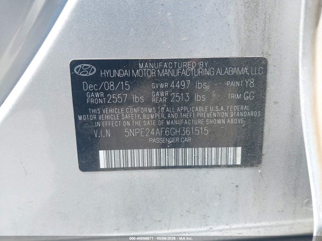 Hyundai SONATA Se