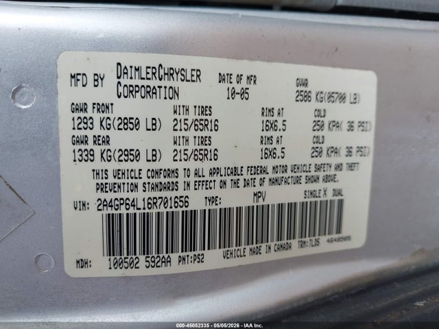 Chrysler Town & Country Limited
