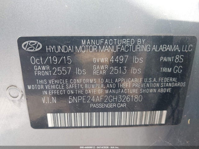 Hyundai SONATA Se