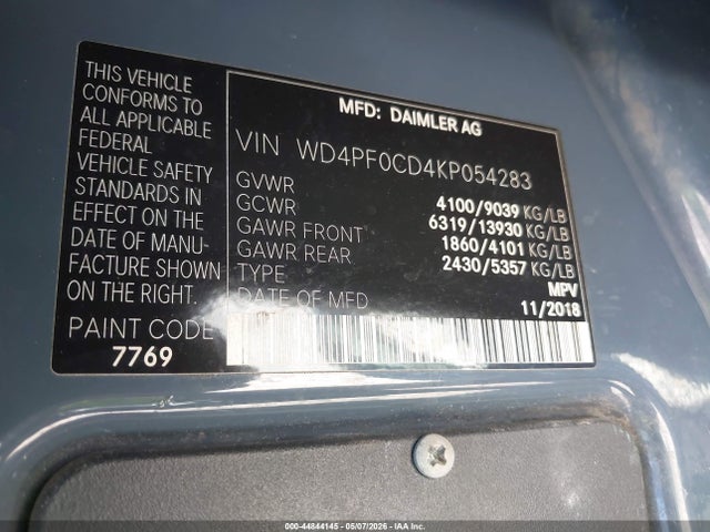 Mercedes-Benz Sprinter 2500 Standard Roof V6