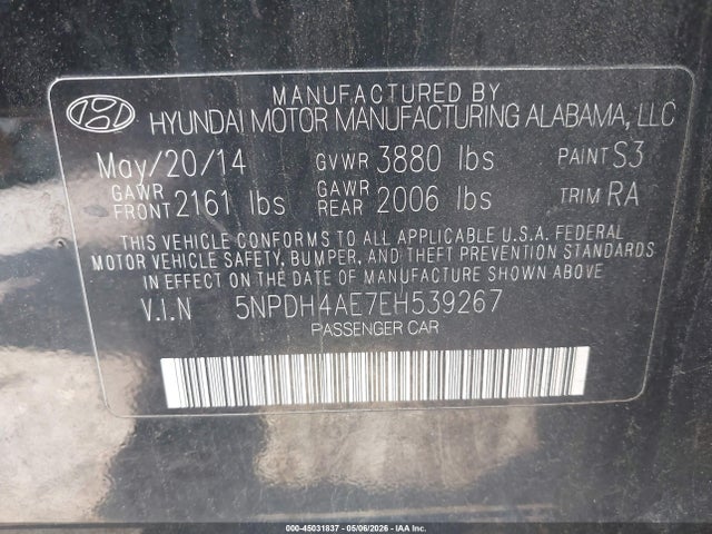 Hyundai ELANTRA Se