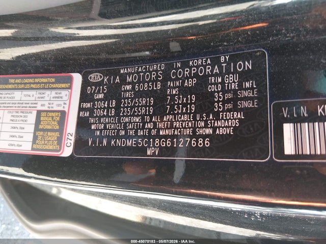Kia Sedona Sx Luxury