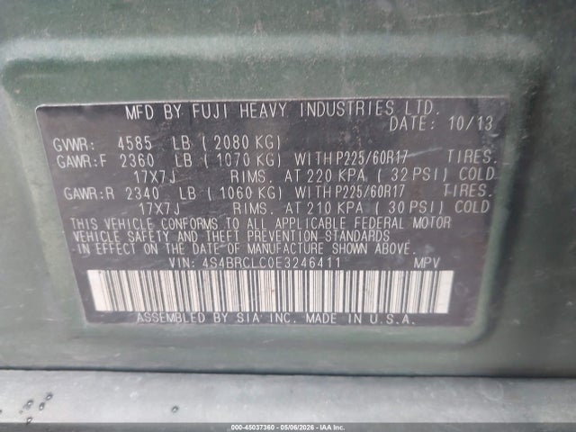 Subaru Outback 2.5i Limited