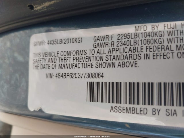 Subaru Outback 2.5i Limited