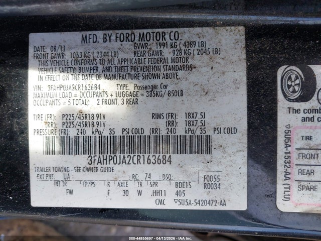 Ford Fusion Sel