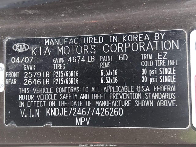 Kia Sportage Lx