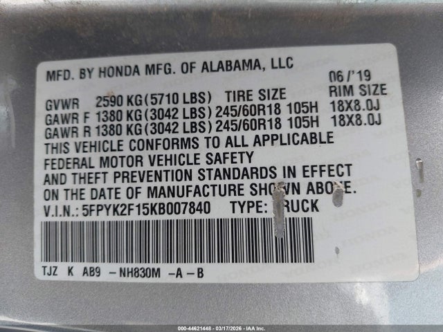 Honda Ridgeline Sport