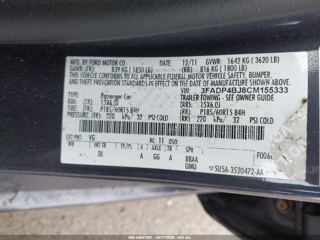 Ford Fiesta Se