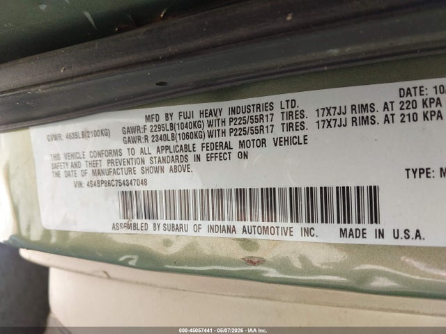 Subaru Outback 3.0r L.l. Bean Edition
