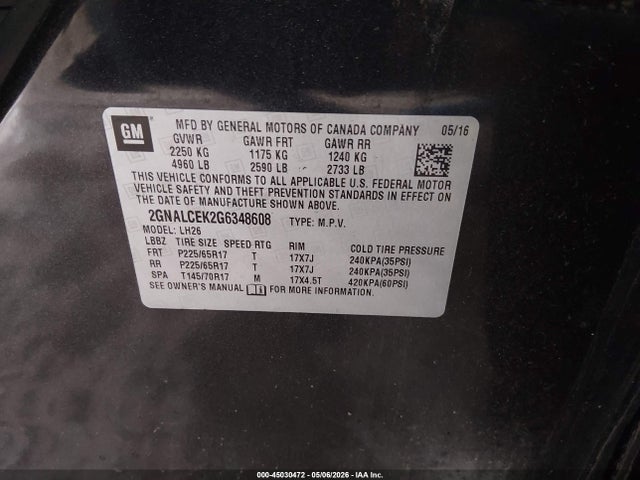 Chevrolet Equinox Lt