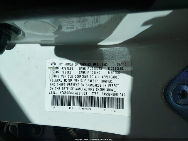 Honda Accord Ex-l