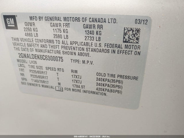 Chevrolet Equinox 1lt