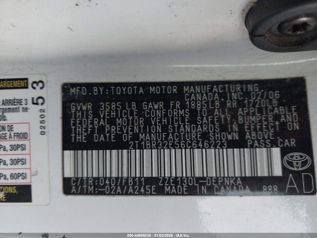 Toyota Corolla Le