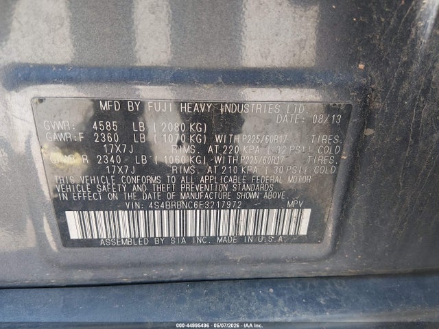 Subaru Outback 2.5i Limited