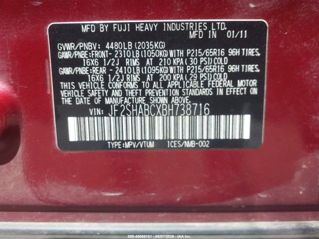 Subaru Forester 2.5x