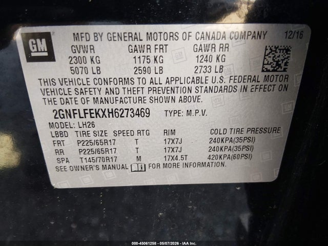 Chevrolet Equinox Lt