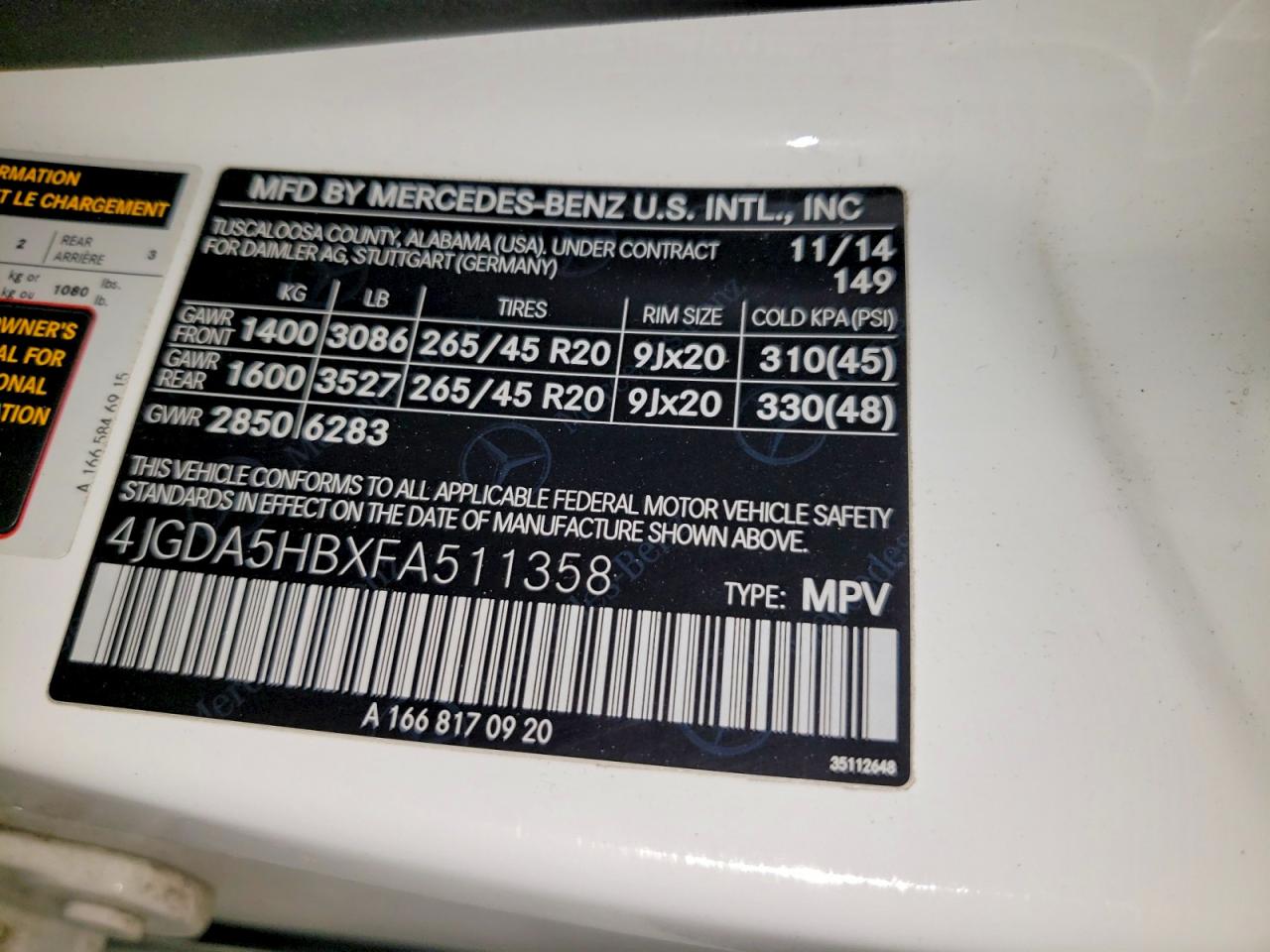Mercedes-Benz M-Class 350 4matic