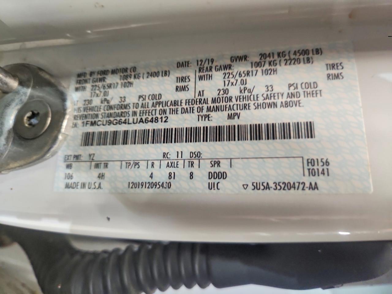 Ford Escape Se