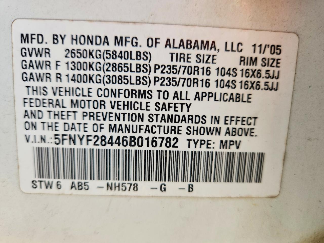 Honda Pilot Ex