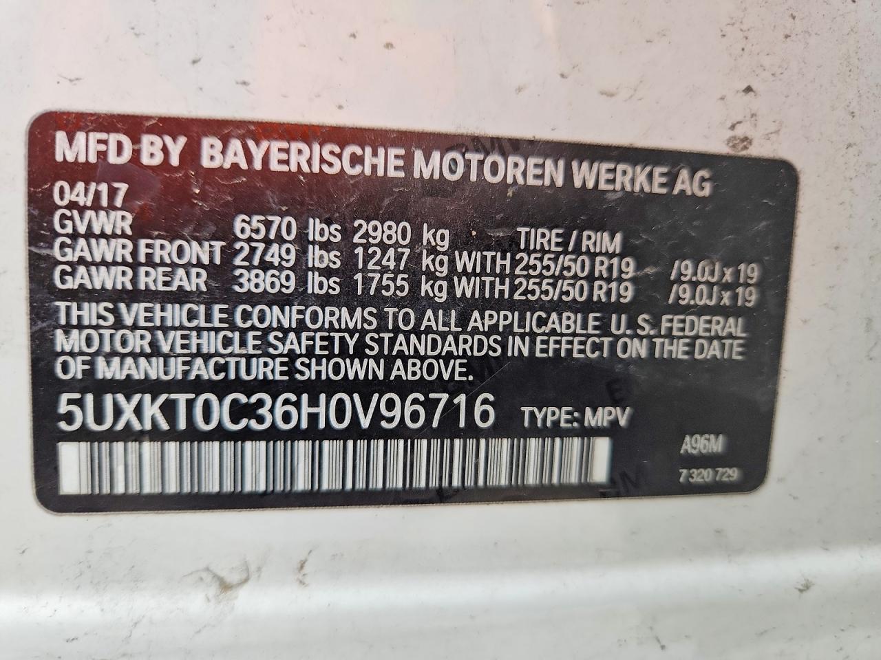 BMW X Series Xdr40e