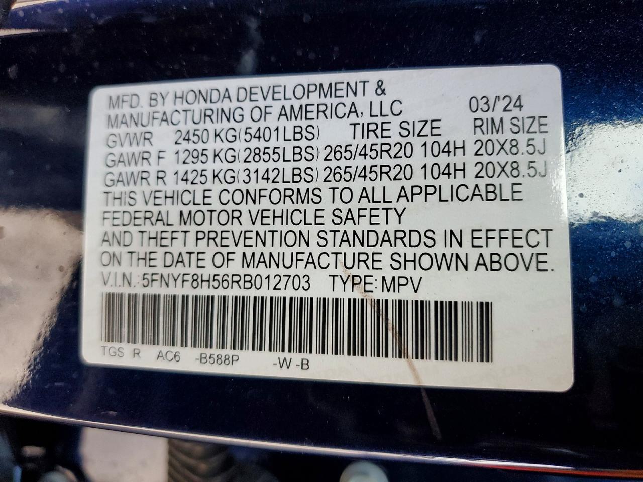 Honda Passport Exl