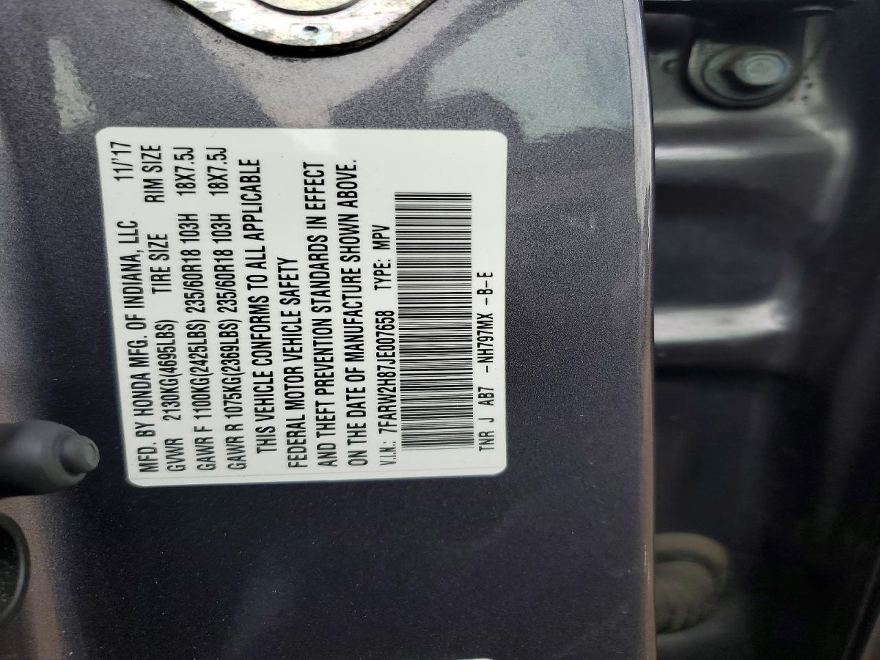 Honda Crv Exl