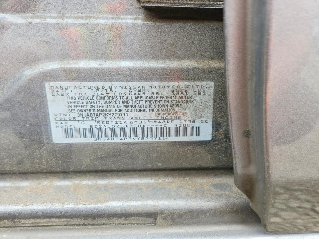 Nissan Sentra Sv