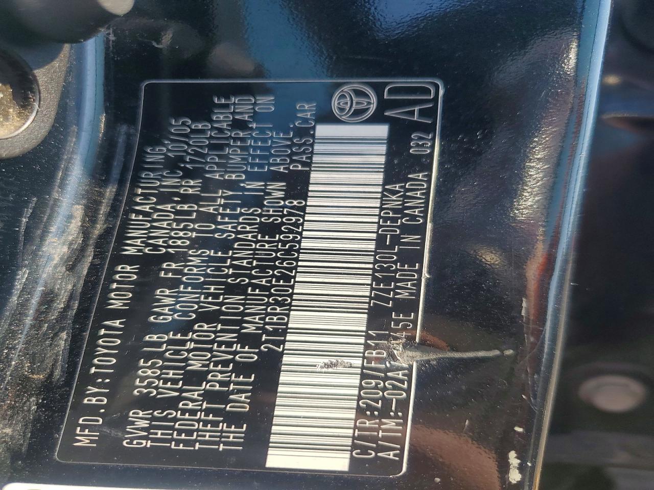 Toyota Corolla Le