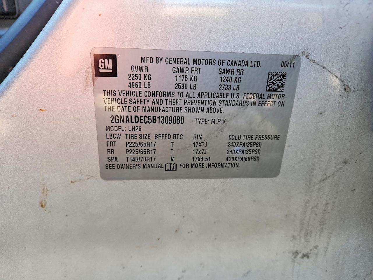 Chevrolet Equinox Lt