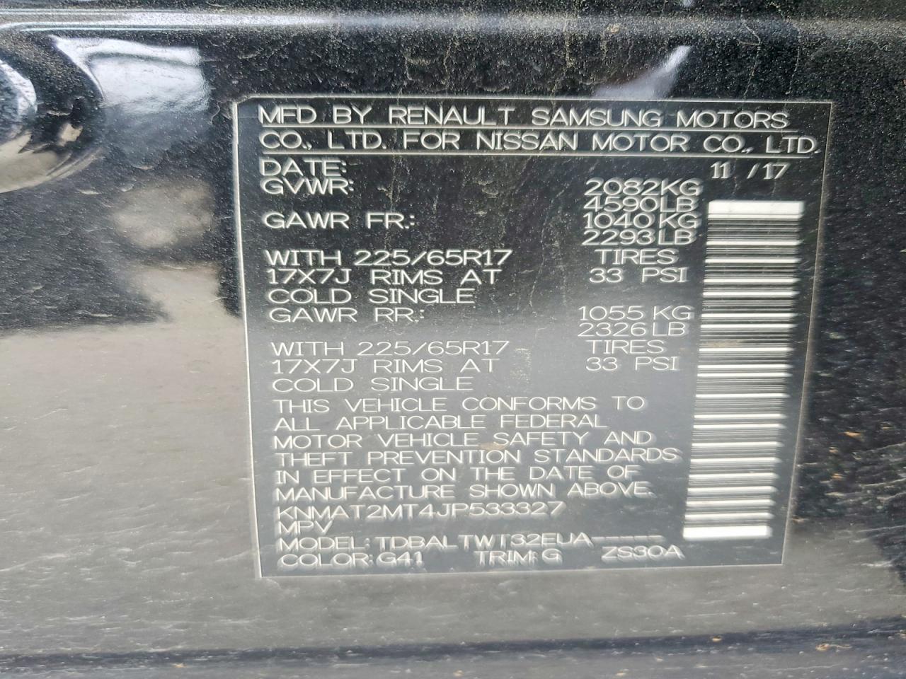 Nissan Rogue Sv