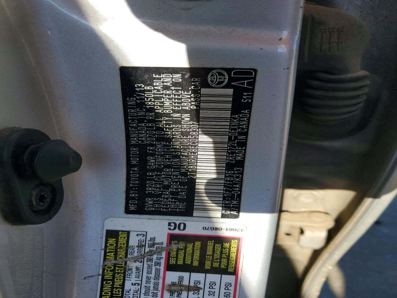 Toyota Corolla Le