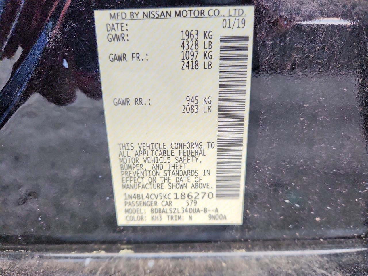 Nissan Altima 2.5 Sr