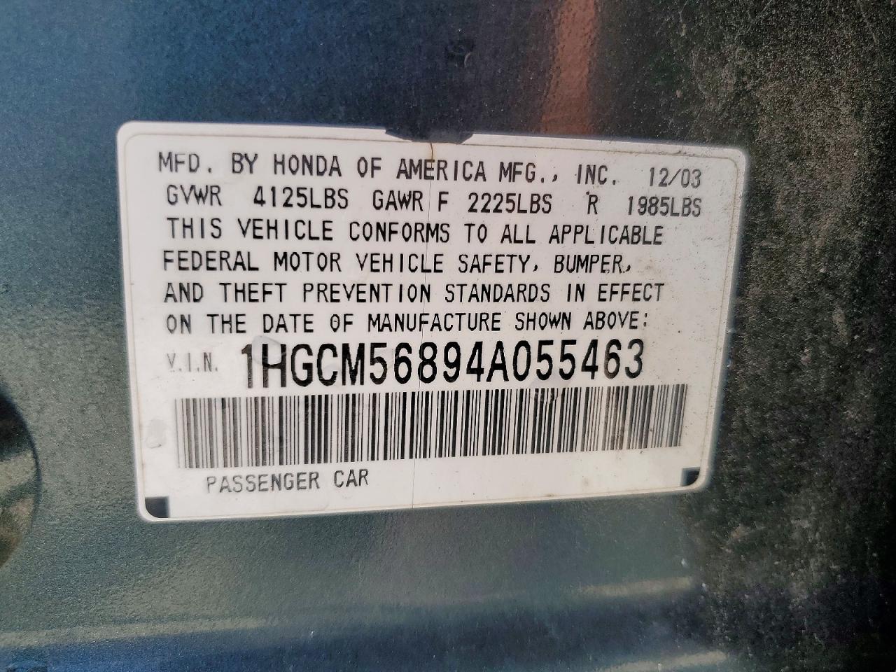 Honda Accord Ex