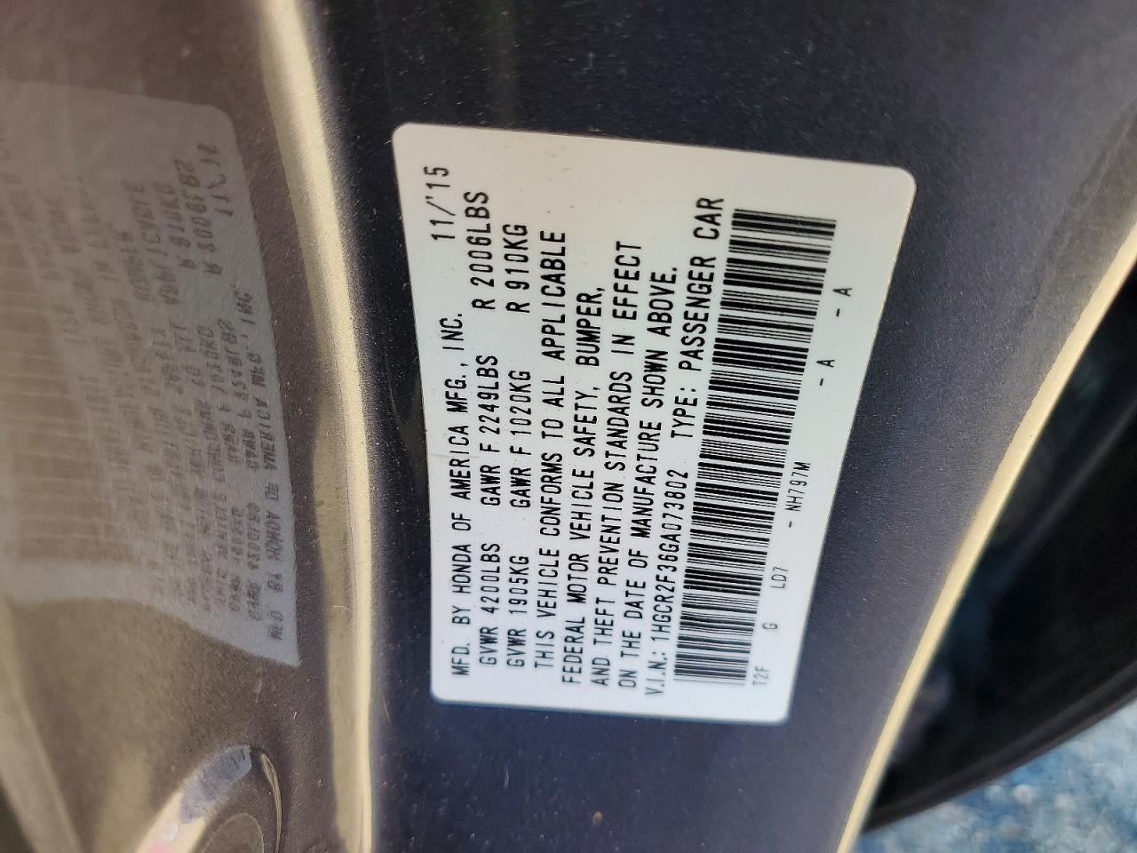 Honda Accord Lx