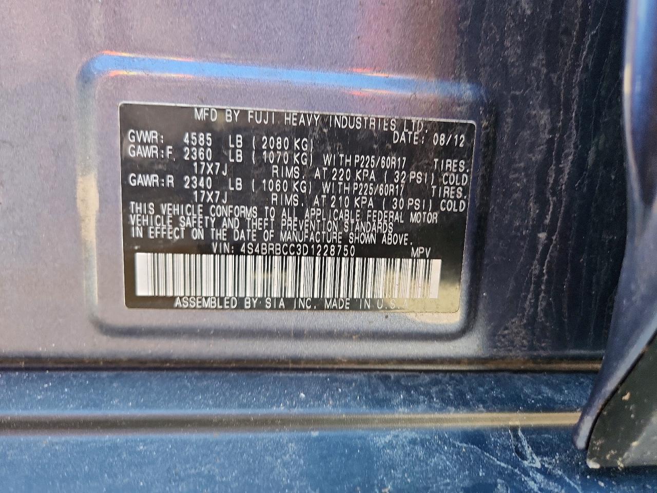 Subaru Outback 2.5i Premium