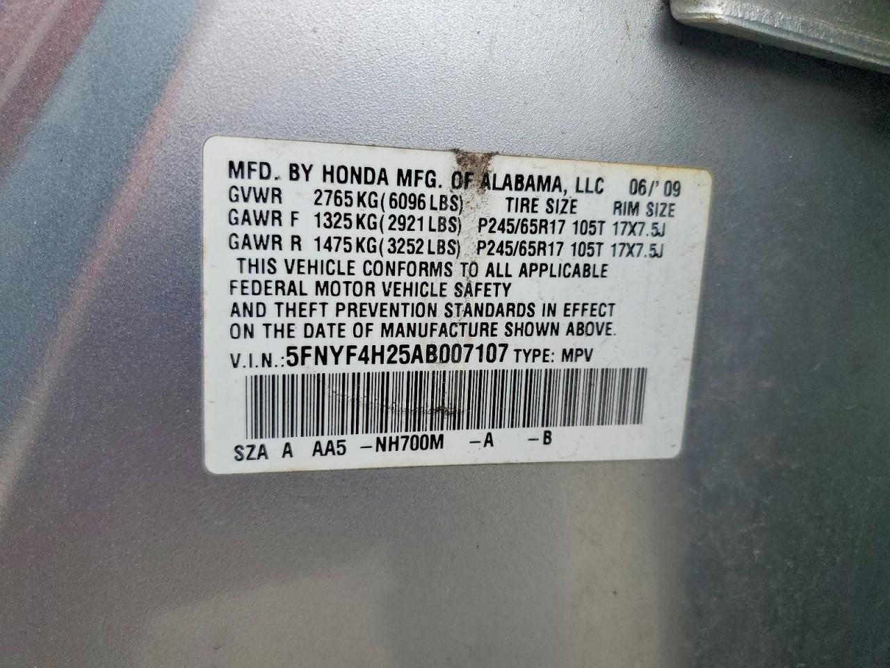 Honda Pilot Lx