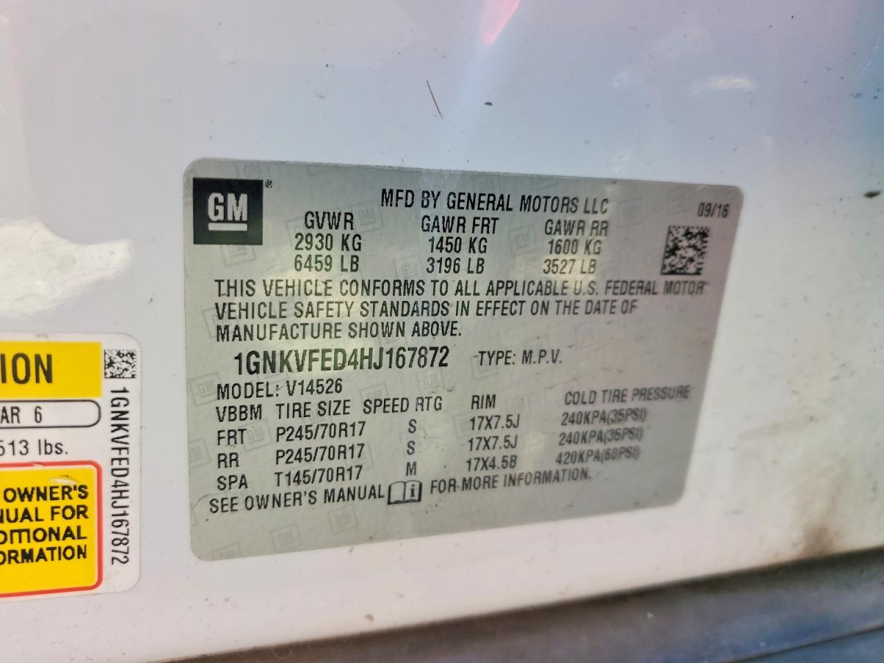 Chevrolet Traverse Ls