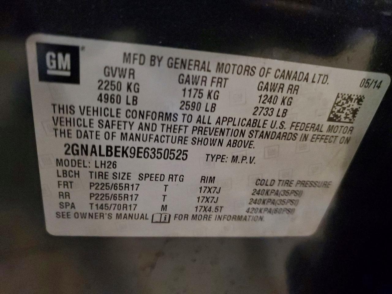 Chevrolet Equinox Lt