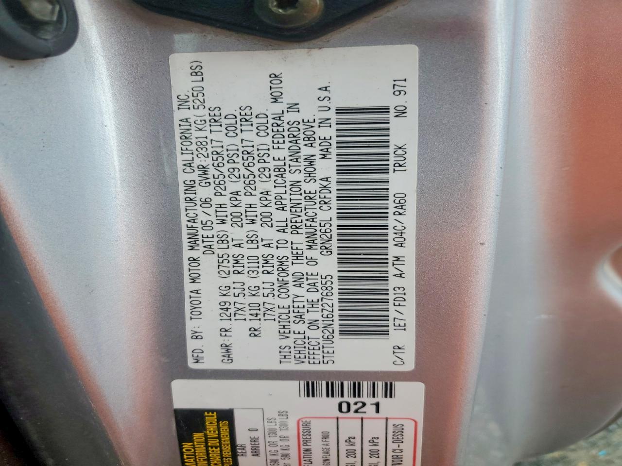 Toyota Tacoma Prerunner Access Cab