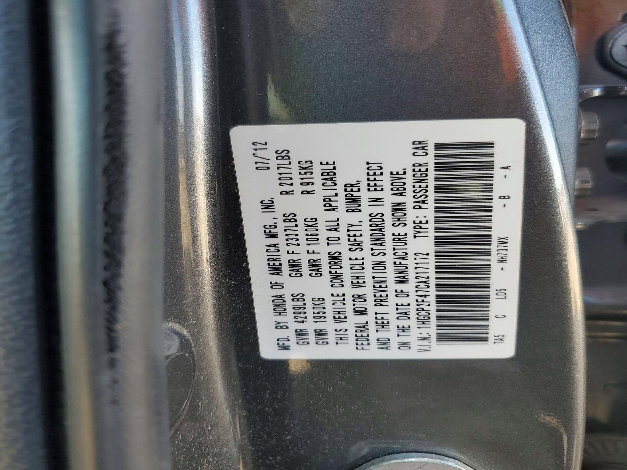 Honda Accord Lxp