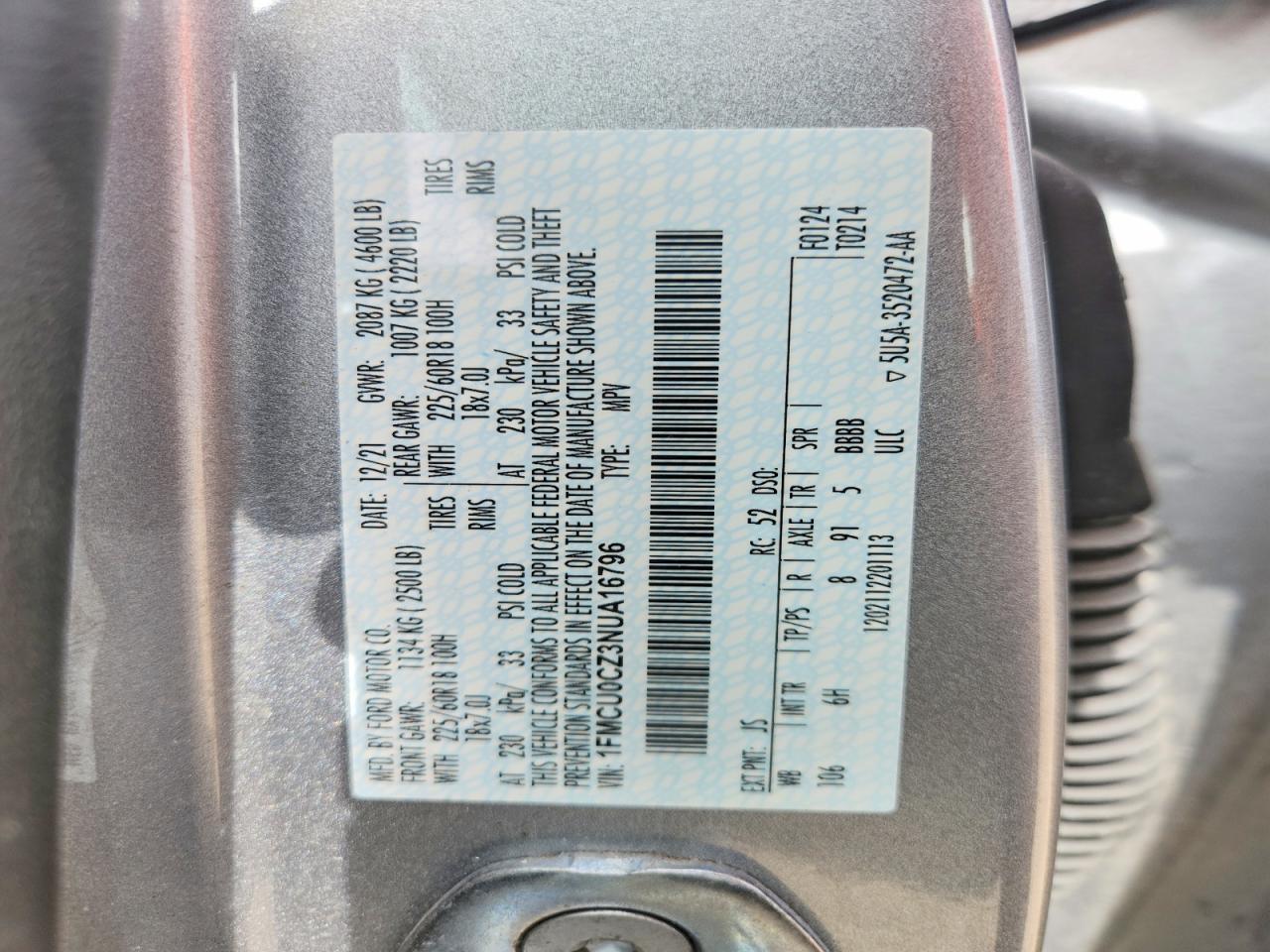 Ford Escape Sel