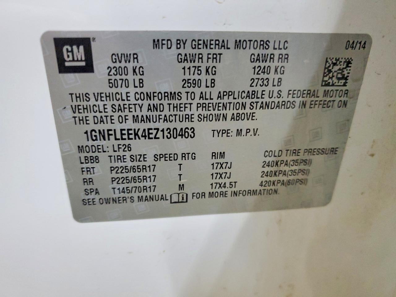 Chevrolet Equinox Ls