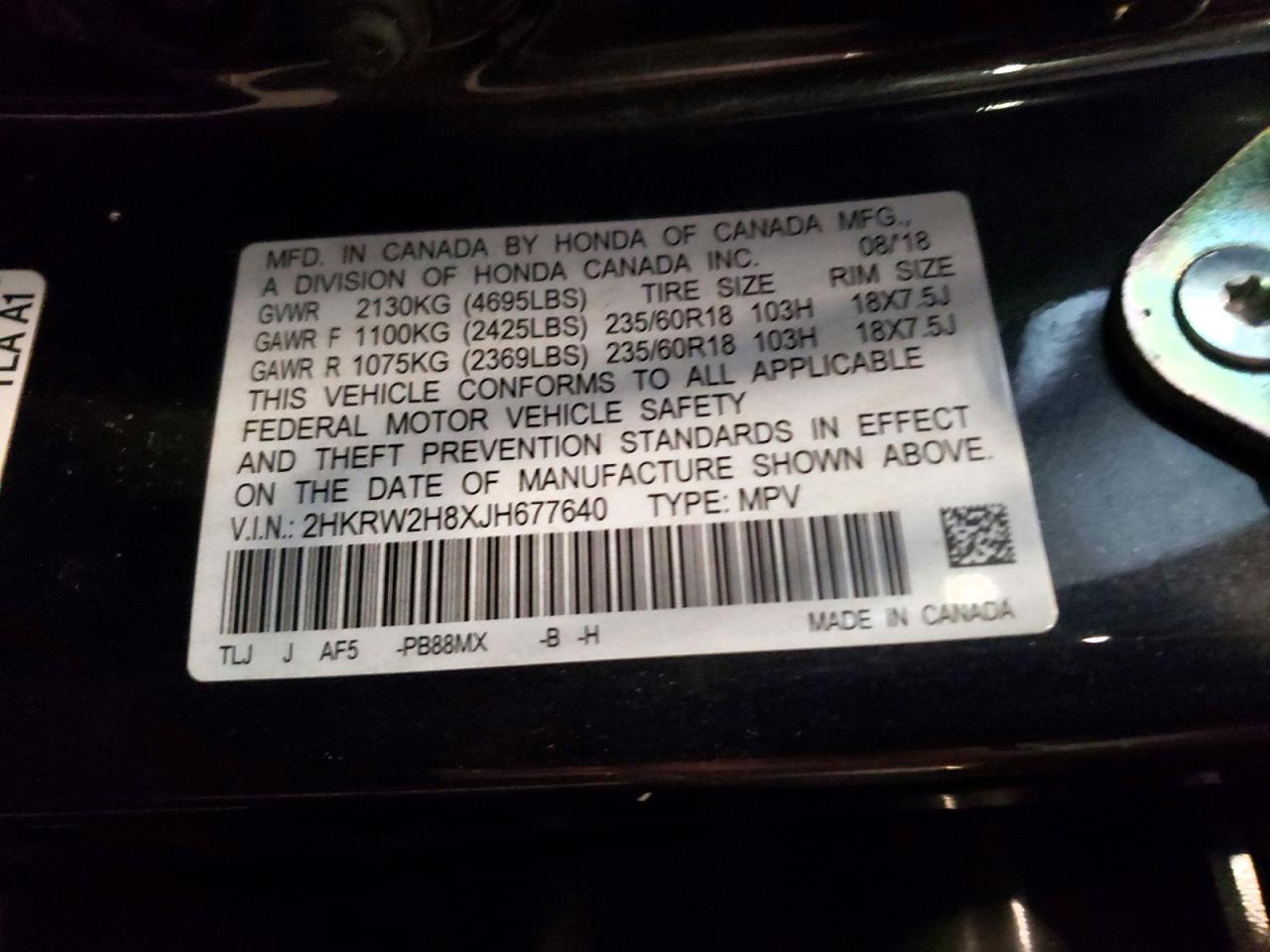 Honda Crv Exl